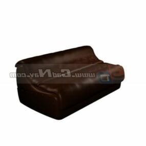 Meble z podwójną sofą Model 3D