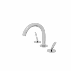 Stainless Steel Kitchen Water Tap 3d model