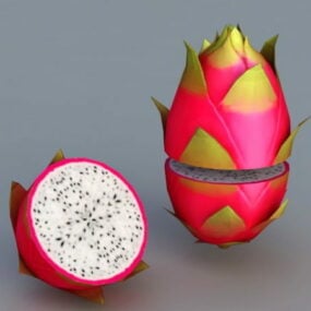 Ρεαλιστικό τρισδιάστατο μοντέλο Dragon Fruit