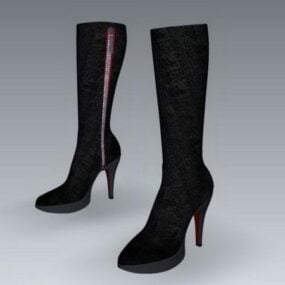 Women Fashion Dress Boots 3d model