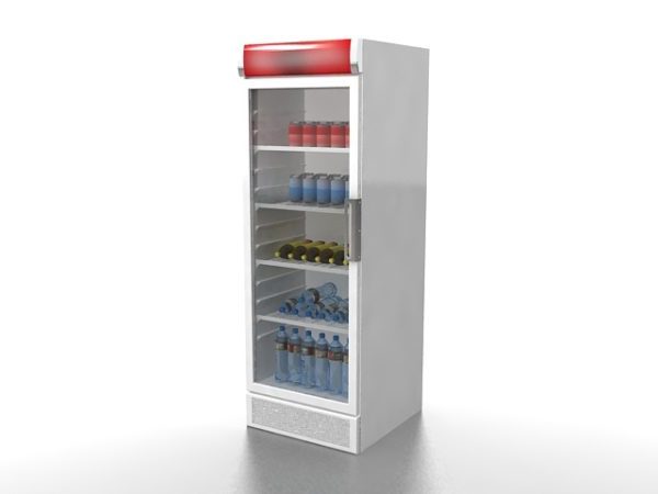 Store Drink Fridge Free 3d Model - .Max, .Vray - Open3dModel