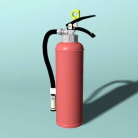 Extintor de químico seco para oficina modelo 3d
