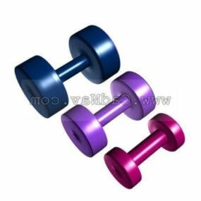 Gym Dumbbell Weight Sets 3d model