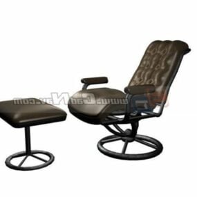 Eames Lounge Chair Ottoman Design 3D-Modell
