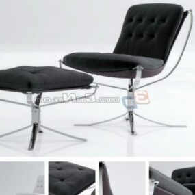 Eames Chair With Ottoman Furniture 3d model