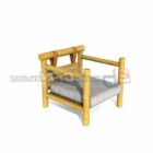 Furniture Wooden Easy Chair