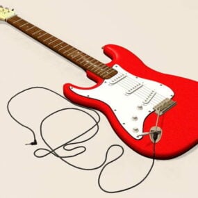 3d модель електробас-гітари
