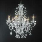 Electric Candle Living Room Crystal Chandelier