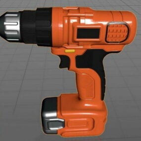 Home Tool Electric Drill 3d model