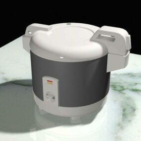 주방 전기 밥솥 3d 모델