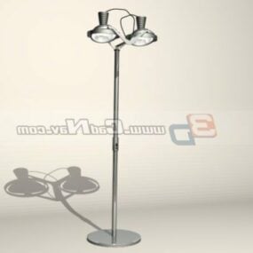 Two Shade Floor Lamp 3d model