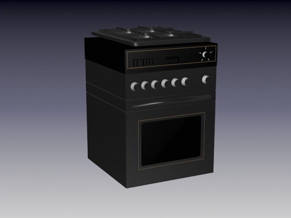 black-electric-gas-stove-free-3d-model-3ds-max-vray