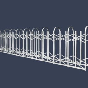 Porte rétractable électrique de bâtiment modèle 3D