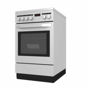 El-komfurovn til køkken 3d-model
