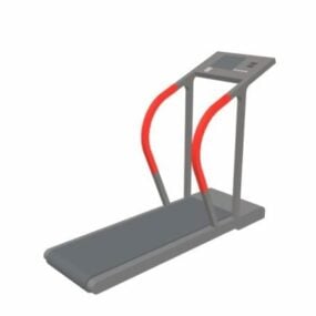 3д модель оборудования для фитнеса Электрическая беговая дорожка