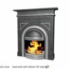 Elegant Marble Fireplace Design