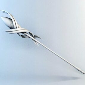エルフの杖の剣3Dモデル