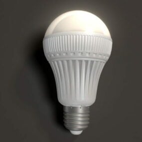 3д модель электрической энергосберегающей лампочки