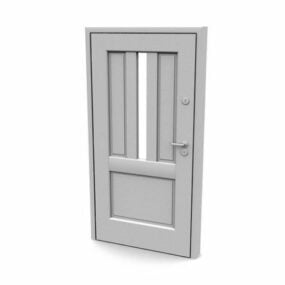 Entrance Door Furniture With Windows 3d model
