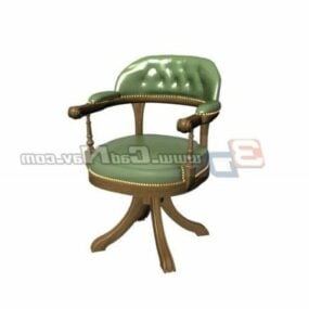 European Furniture Antique Chair 3d-modell