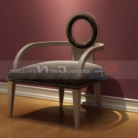 Chaise de loisirs de meubles de style européen modèle 3D