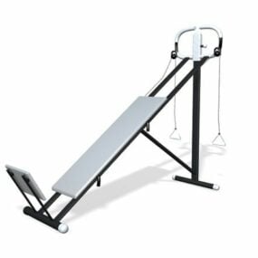 Gym Exercise Bands Bench 3d model