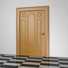 Exterieur appartement houten deur