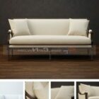 Móveis de sofá de tecido