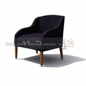 Hotel Fabric Sofa Chair 3d model