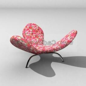 Muebles de tela Sofá Chaise Lounge Modelo 3d