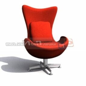 Fabric Tulip Interior Chair 3d model