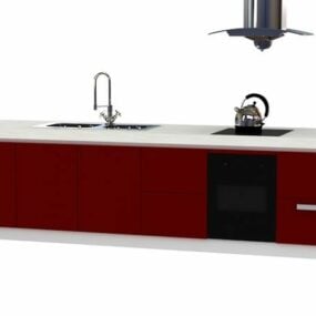 Design køkkenbord skab 3d model