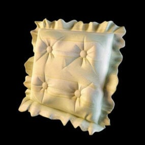 Modna poduszka dekoracyjna Model 3D