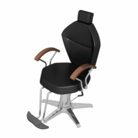미용실 유압 이발사 의자 3d 모델