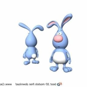 Fashion Plush Toy Rabbit 3d model