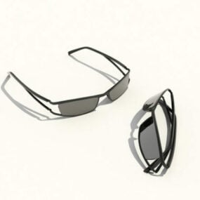 Modelo 3d de óculos de sol modernos da moda