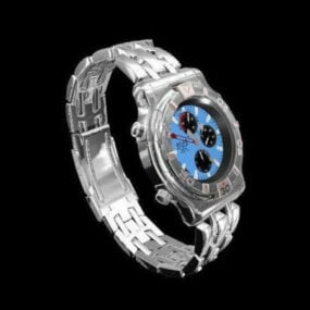 Chronograph Fashionable Watch 3d model