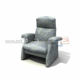 Meble z pojedynczą kanapą Model 3D