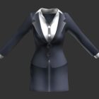 Female Uniform Grey Suit Dress