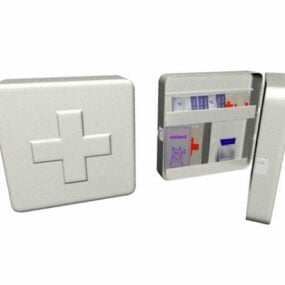 Medicinsk førstehjælpskasse 3d-model
