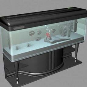 Aquarium de poissons modèle 3D