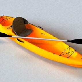 钓鱼皮划艇3d模型