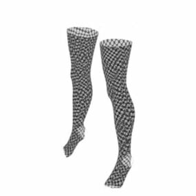 Women Fishnet Stockings 3d model