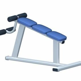 Fitness Equipment Ab Bench 3d-modell