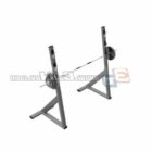 Fitness Gym Barbell Simple Rack