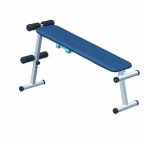 Banco de ejercicios Fitness Gym Crunch modelo 3d