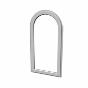 Home Fixed Arched Window 3d model