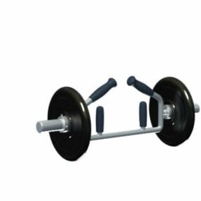 Fixed Weight Gym Fitness Dumbbell 3d model