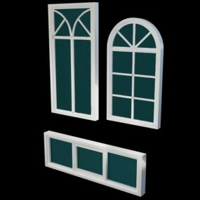 Home Fixed Window Collection 3d model