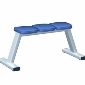 Fitness Equipment Flat Bench 3d model